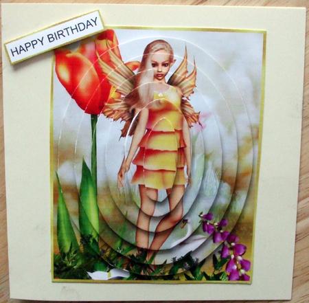 Aint She Sweet Summer Fairy 88 Oval Pyramage by Hilary Shemmans