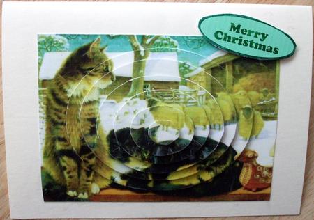Winter Cats, Oval Pyramids by Hilary Shemmans
