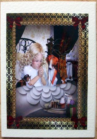 Tea for Three Floral Shape Pyramage by Hilary Shemmans