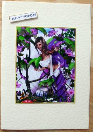 Aint She Sweet Forest Fairy 98 Oval Pyramage by Hilary Shemmans