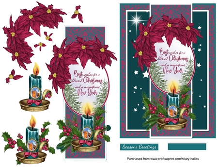 Wordart Christmas Sentiments 1 by Hilary Hallas