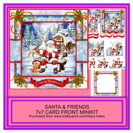 Here Lives Santa by Hilary Hallas