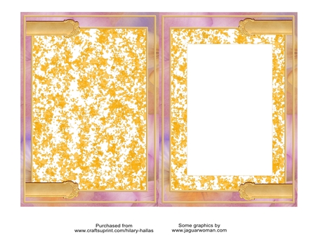 Citrus Splashes A4 Digital Paper by Hilary Hallas