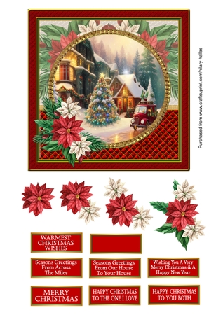 Christmas Wishes 1 by Hilary Hallas