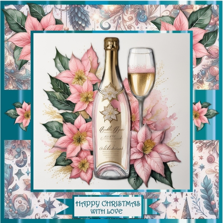 Christmas Champagne Blush 1  by Hilary Hallas