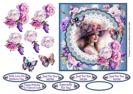 12x12 Watercolour Women Backgrounds. Commercial use. Design resources or scrapbooking by Hilary Hallas
