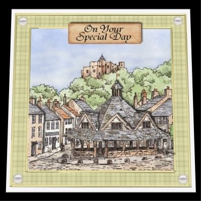 Double Decoupage - Rural England III by Hilary Hallas
