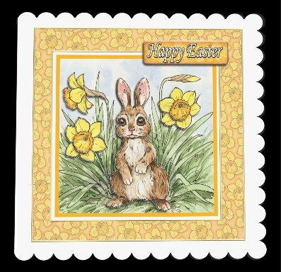 Decoupage Plus - Easter Bunny by Hilary Hallas
