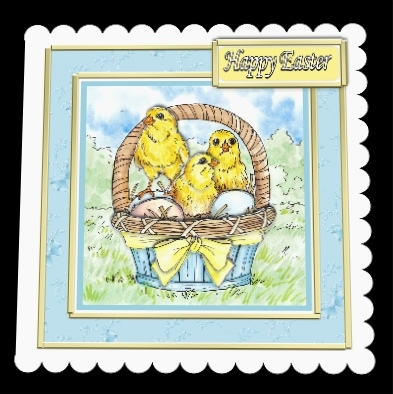 Decoupage Plus - Easter Chicks by Hilary Hallas