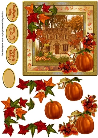 Autumn Beauty 1 Backgrounds by Hilary Hallas