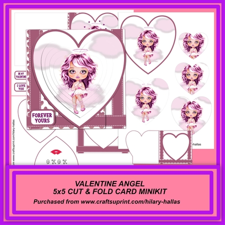 Valentine Angel by Hilary Hallas