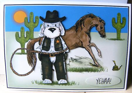 Barkley Yeehaaa by Hilary Hallas