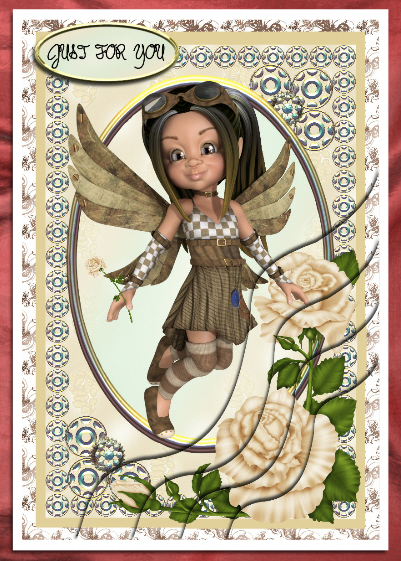 6 Steampunk Fairy Poser Tubes by Hilary Hallas