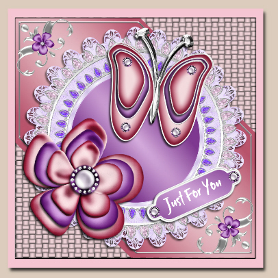 Round Crystal and Diamond Frames by Hilary Hallas