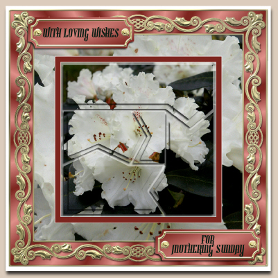 Gold and Satin Frames by Hilary Hallas