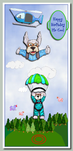 Barkley Parachute by Hilary Hallas