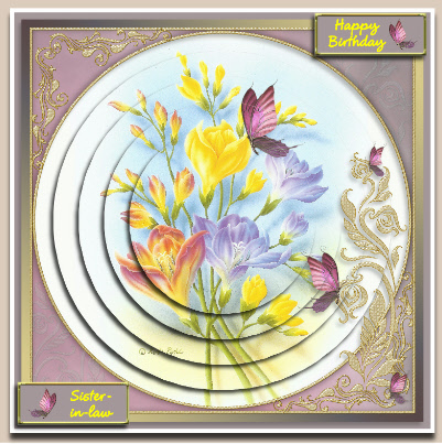 Cu 4 Butterfly Frames by Hilary Hallas
