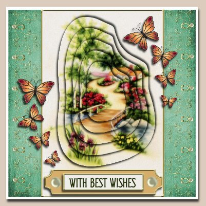Cu4cu 8x8 Vintage Style Backing Papers by Hilary Hallas