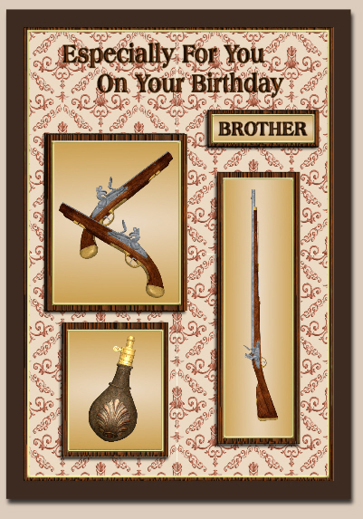 Old Pistol & Rifle by Hilary Hallas