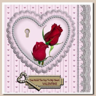 Scalloped Diamond Heart Frame Kit 3 - Cu4cu by Hilary Hallas
