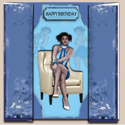 Fashion Diva in Blue 6 Cu4cu Png Graphics by Hilary Hallas