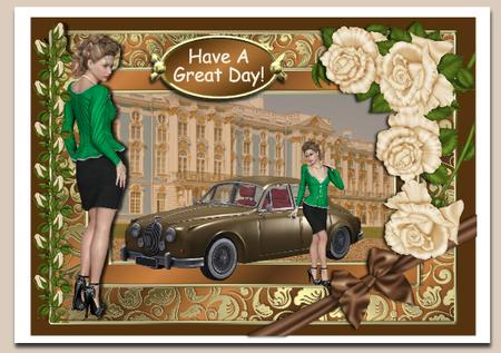 6 Vintage 50s Style Poser Tubes by Hilary Hallas