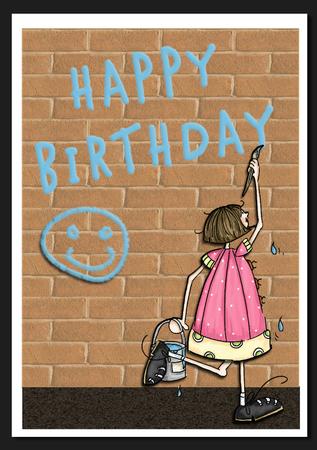 Crafty Bob's Sassy Cheryl Single: Off to School Girl by Hilary Hallas