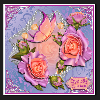 Ornate Silver Bejewelled Square Frames by Hilary Hallas