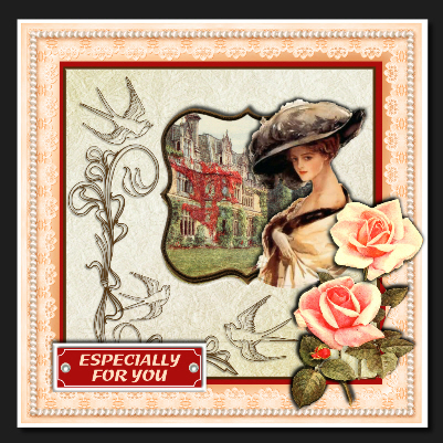 Cu 5 Vintage Frames Set 1 by Hilary Hallas