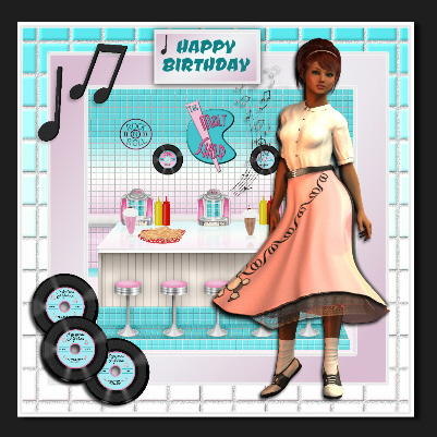 Fab 50's Backgrounds & More Clip Art by Hilary Hallas