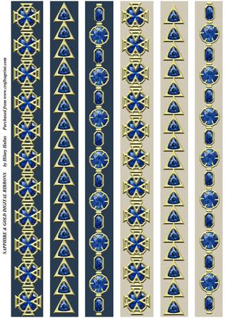 7 Sapphire Gems by Hilary Hallas