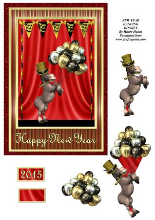 Black and Gold New Years Party Favors by Hilary Hallas
