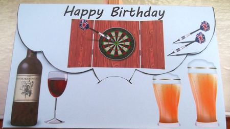 Gift card envelope for Male Birthday by Hilda Mullinger