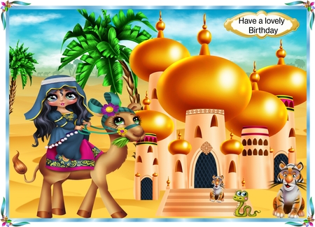 CU/PU Arab Coll 1 from Bella Caribena  by Hilda Mullinger