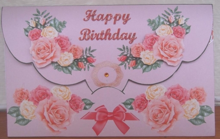 BIRTHDAY TIME GIFT ENVELOPE by Hilda Mullinger