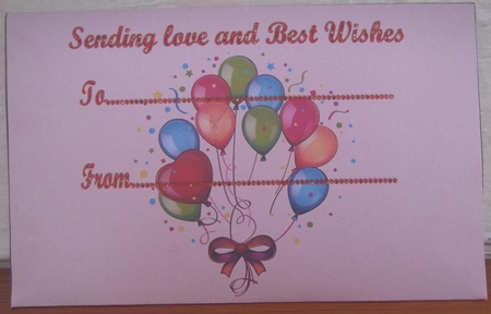 BIRTHDAY TIME GIFT ENVELOPE by Hilda Mullinger