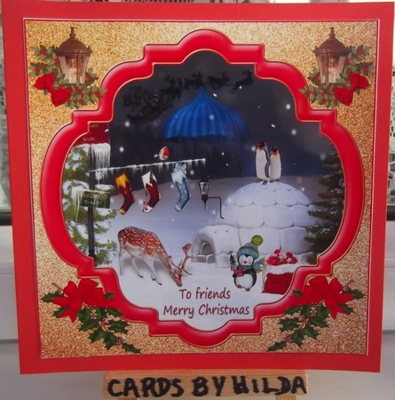 To friends at Chriistmas by Hilda Mullinger
