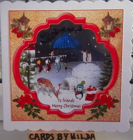 To friends at Chriistmas by Hilda Mullinger