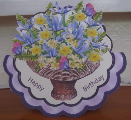 Flower Rocker card by Hilda Mullinger