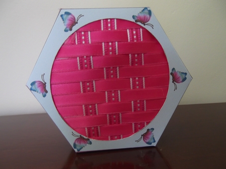 Swan Lake Gift Box Weaving by Hilda Mullinger