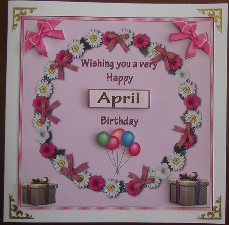 Birthday card for the year by Hilda Mullinger