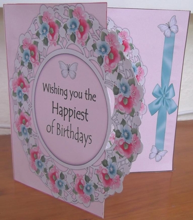 FLOWER FRAME GATE FOLD by Hilda Mullinger
