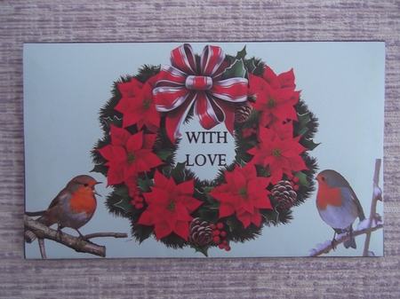 HAPPY CHRISTMAS TIME GIFT ENVELOPE by Hilda Mullinger