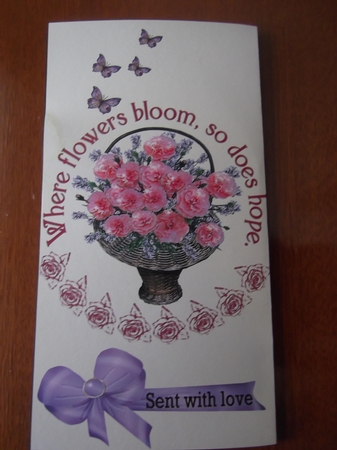 A GARDENERS GIFT VOUCHER WALLET by Hilda Mullinger