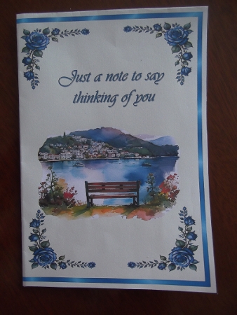 NOTELET FOLDED COMPLETE by Hilda Mullinger