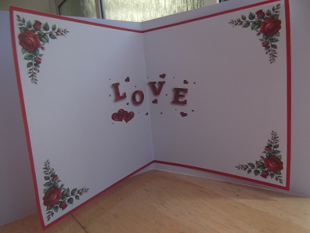 6x6 inches Insert SIMPLY HAPPY ANNIVERSARY by Hilda Mullinger