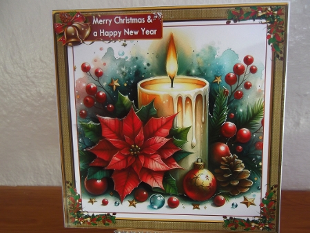 CHRISTMAS CANDLE 1 by Hilda Mullinger