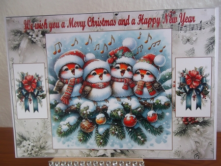 BIRDS SONG AT CHRISTMAS 2 by Hilda Mullinger