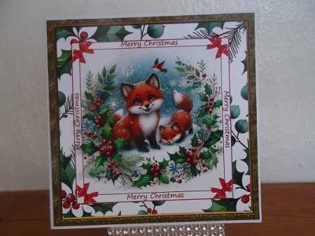 FOXES AT PLAY 2 by Hilda Mullinger