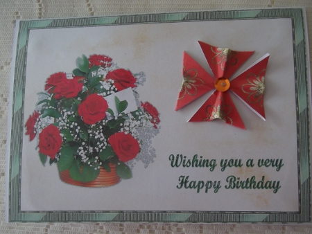 BIRTHDAY TEABAG FOLDING 1A by Hilda Mullinger